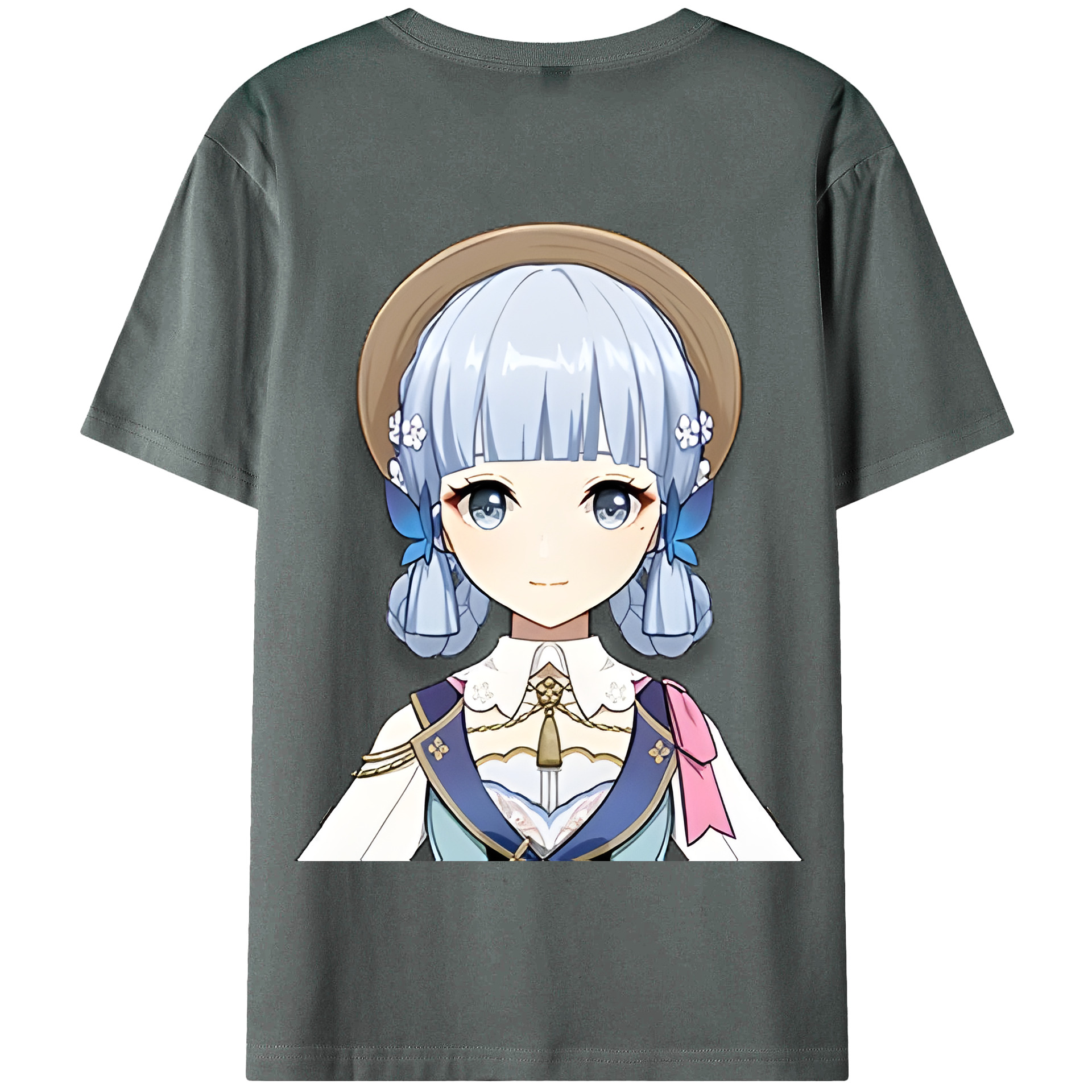 げんし神 神里綾華 神宮寺レン genshin Kamimiya Ren 綿100％半袖Tシャツ（背面プリント）